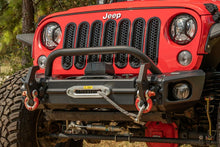 Load image into Gallery viewer, Rugged Ridge Arcus Front Bumper Set W/ Overrider 2018 Jeep Wrangler JK - Back View