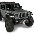Load image into Gallery viewer, Rugged Ridge Arcus Front Bumper Tube Overrider Black 18-20 Jeep Wrangler JL - Side View