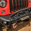 Load image into Gallery viewer, Rugged Ridge Arcus Front Bumper Tube Overrider Black JK - Main Product View