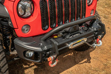 Load image into Gallery viewer, Rugged Ridge Arcus Front Bumper Tube Overrider Black JK - Main Product View