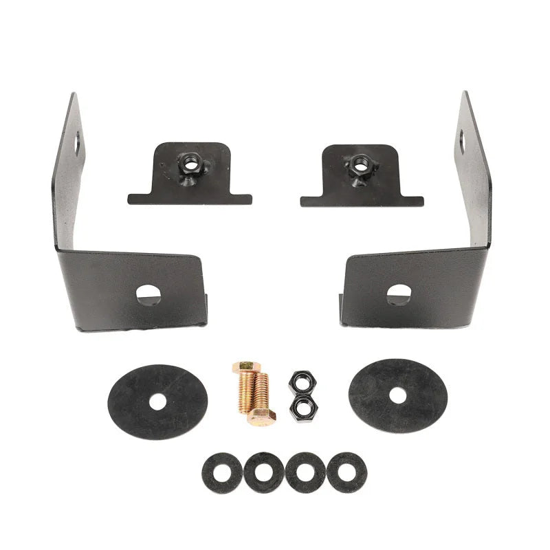 Rugged Ridge Arcus Front Bumper Tube Overrider Black JK - Additional View 8