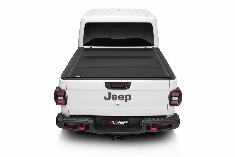 Rugged Ridge Armis Hard Folding With LINE-X Bed Cover 2020 JT - Additional View 5