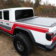 Load image into Gallery viewer, Rugged Ridge Armis Retractable Locking Bed Cover w/o Trail Rails 20-21 Jeep Gladiator JT - Side View