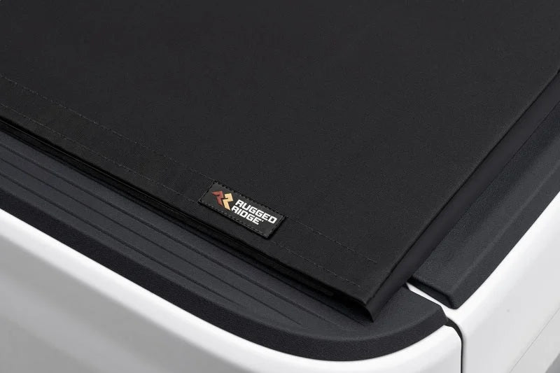 Rugged Ridge Armis Soft Rolling Bed Cover 2020 Gladiator JT - Side View