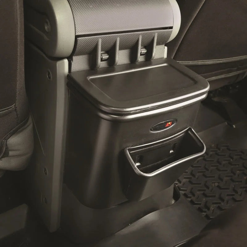 Rugged Ridge Back Seat Organizer Black 07-10 Jeep Wrangler JK - Side View