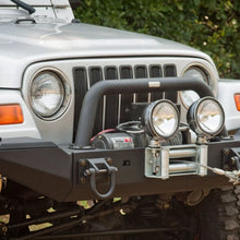 Load image into Gallery viewer, Rugged Ridge Billet Grille Inserts Black 97-06 Jeep Wrangler - Detail View