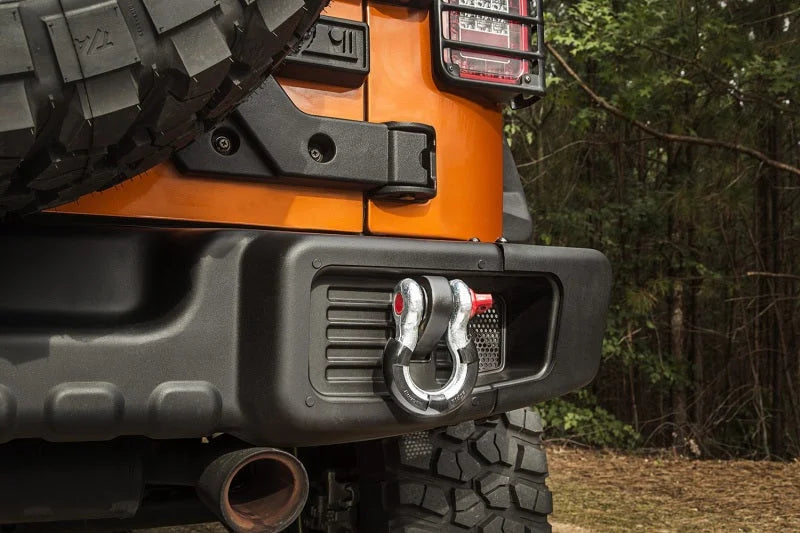 Rugged Ridge Black 3/4in D-Ring Isolator Kit - Side View