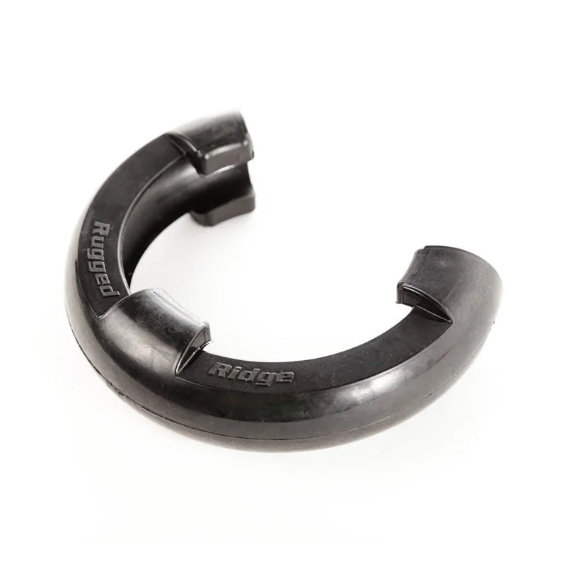Rugged Ridge Black 3/4in D-Ring Isolator Kit - Installation View