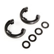 Load image into Gallery viewer, Rugged Ridge Black 7/8in D-Ring Isolator Kit - Main Product View