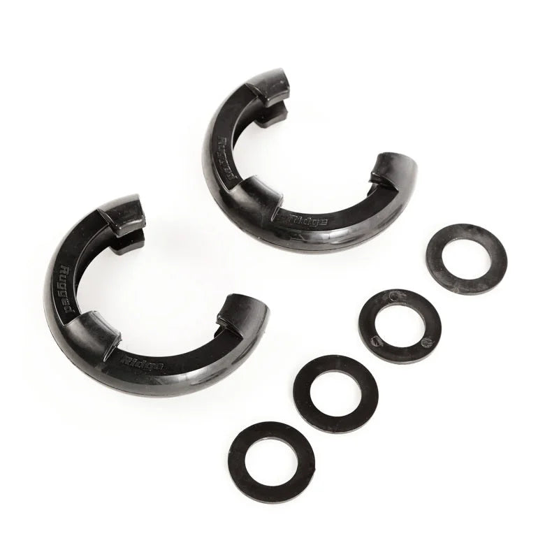 Rugged Ridge Black 7/8in D-Ring Isolator Kit - Main Product View