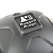 Load image into Gallery viewer, Rugged Ridge Boulder Aluminum Differential Cover Dana 30 Black - Back View