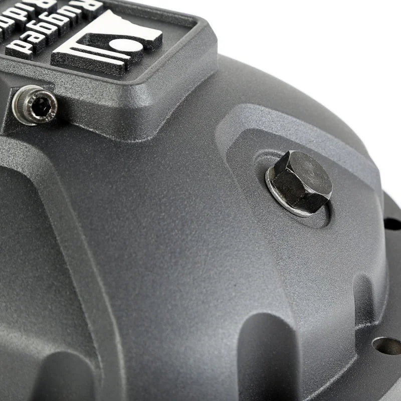 Rugged Ridge Boulder Aluminum Differential Cover Dana 30 Black - Additional View 7
