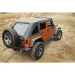 Load image into Gallery viewer, Rugged Ridge Bowless Soft Top Black Diamond 4-Door 07-18 Jeep Wrangler JK - Installation View