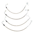 Load image into Gallery viewer, Rugged Ridge Brake Hose Kit Braided Stainless 07-18 Jeep Wrangler - Side View