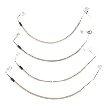 Load image into Gallery viewer, Rugged Ridge Brake Hose Kit Braided Stainless 07-18 Jeep Wrangler - Side View