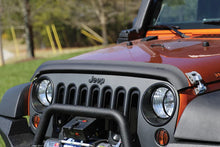 Load image into Gallery viewer, Rugged Ridge Bug Deflector Matte Black 07-18 Jeep Wrangler - Side View