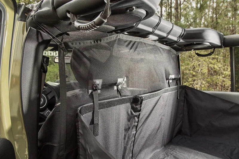 Rugged Ridge C2 Cargo Curtain Front 07-18 Jeep Wrangler JK/JKU - Back View