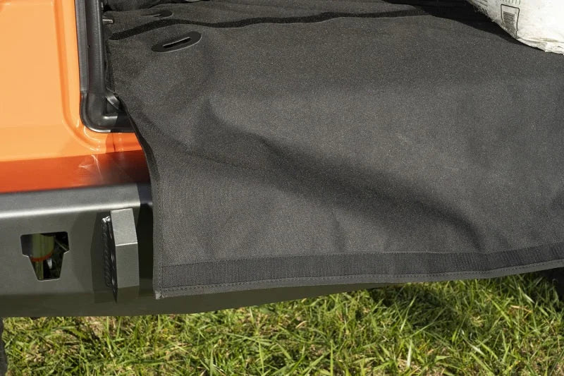 Rugged Ridge C3 Cargo Cover 18-20 Jeep Wrangler JL 2 Door - Back View