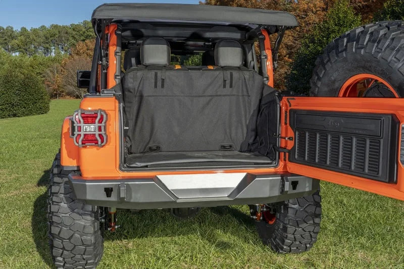 Rugged Ridge C3 Cargo Cover 18-20 Jeep Wrangler JL 2 Door - Installation View
