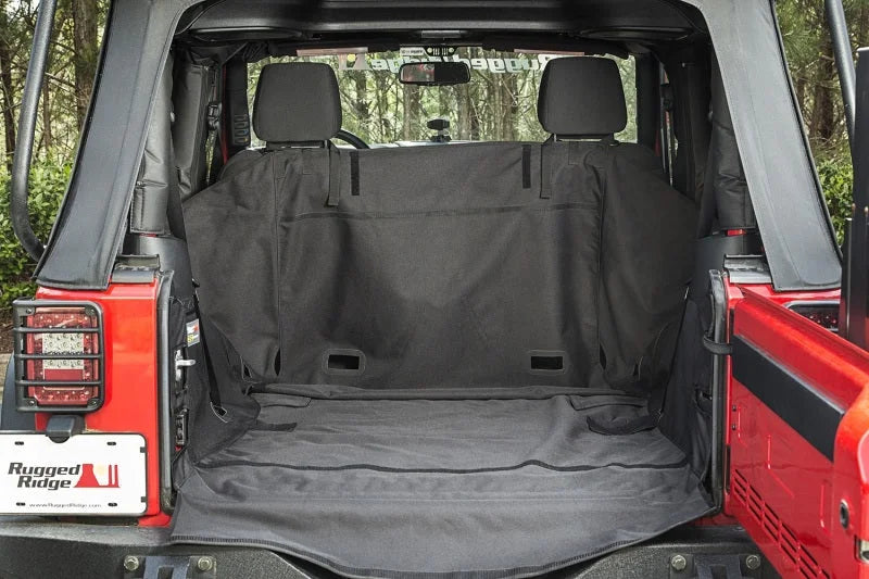 Rugged Ridge C3 Cargo Cover W/O Subwoofer 07-18 Jeep Wrangler JK 2 Door - Additional View 7