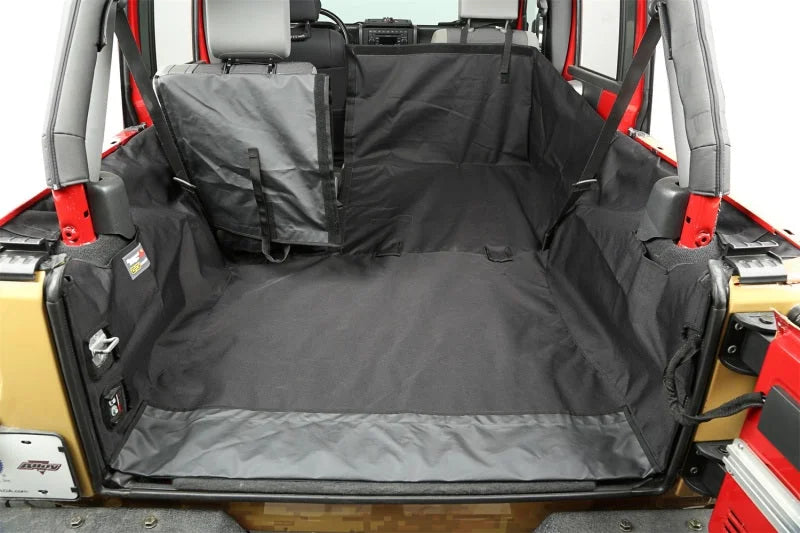 Rugged Ridge C3 Cargo Cover W/O Subwoofer 07-18 Jeep Wrangler JKU 4 Door - Side View