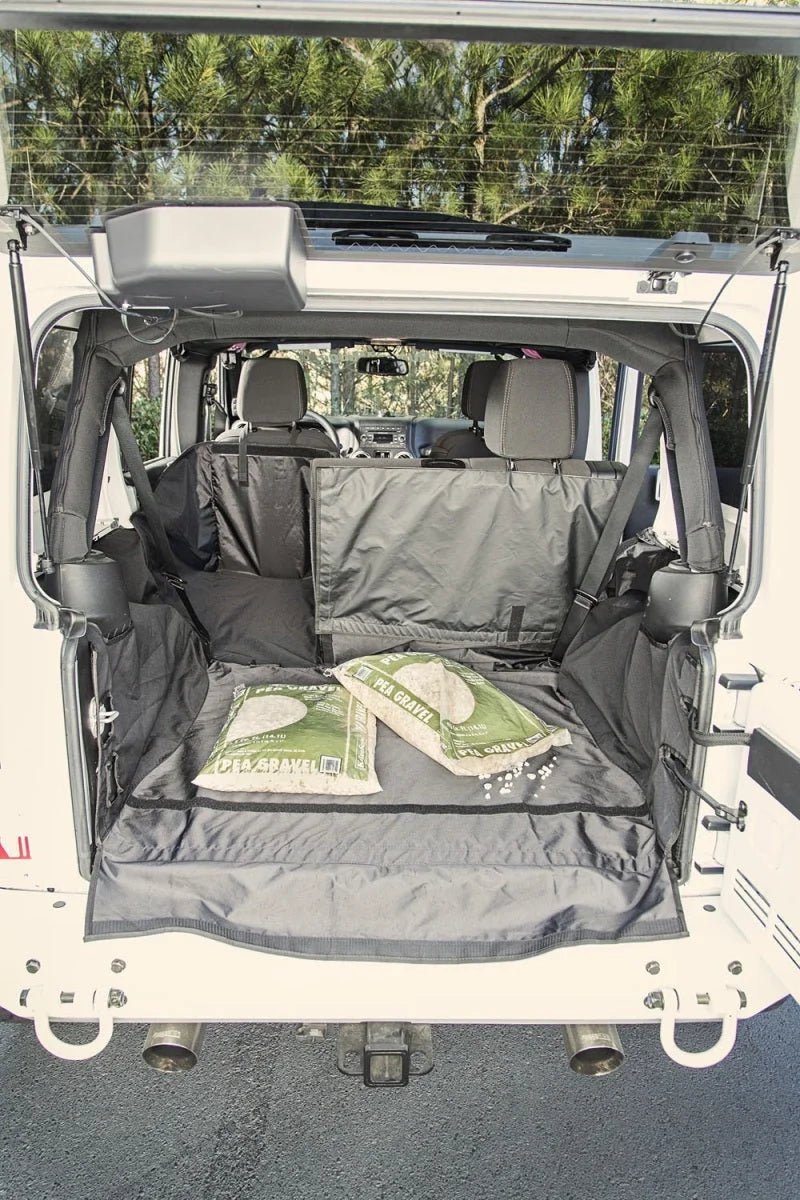 Rugged Ridge C3 Cargo Cover W/O Subwoofer 07-18 Jeep Wrangler JKU 4 Door - Additional View 5