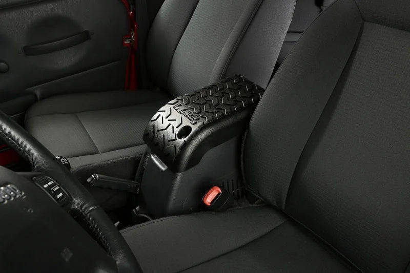 Rugged Ridge Center Console Cover Black 02-06 TJ - Side View