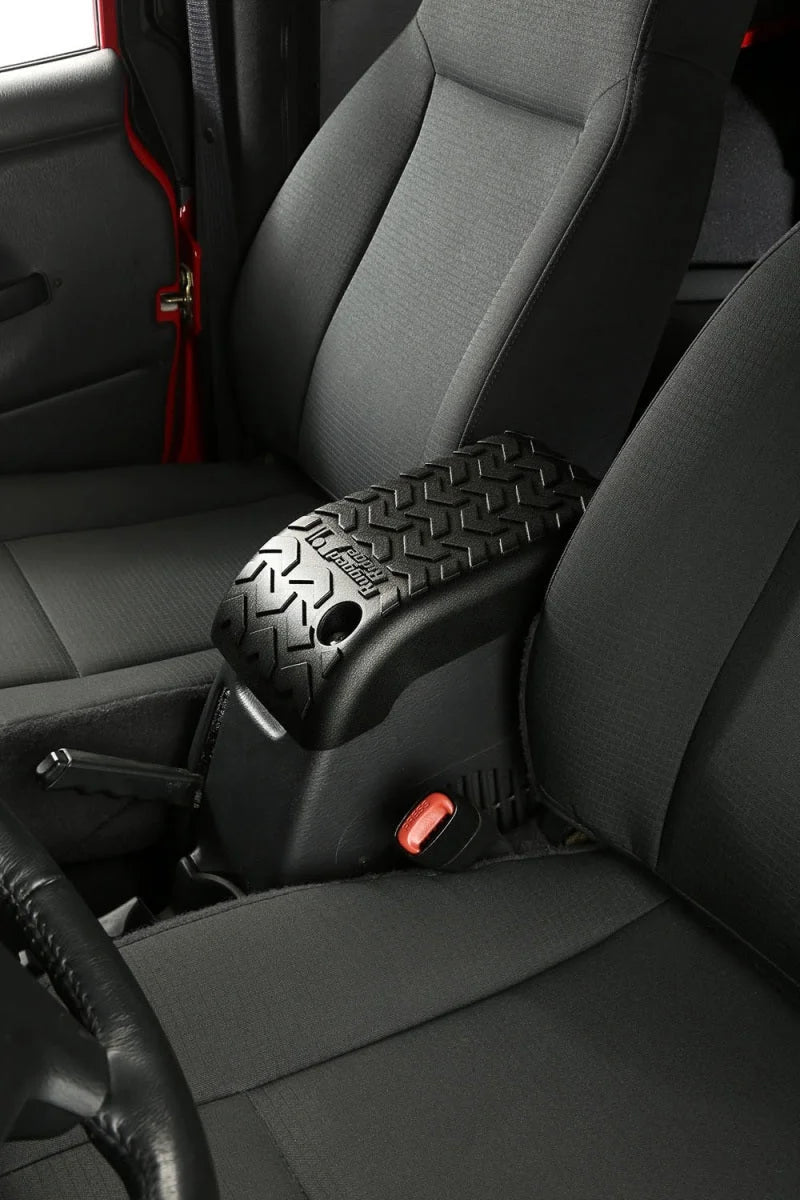 Rugged Ridge Center Console Cover Black 02-06 TJ - Back View