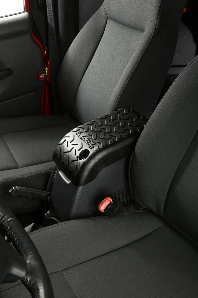 Rugged Ridge Center Console Cover Black 02-06 TJ - Back View
