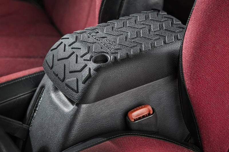 Rugged Ridge Center Console Cover Black 97-01 Jeep Wrangler TJ - Side View