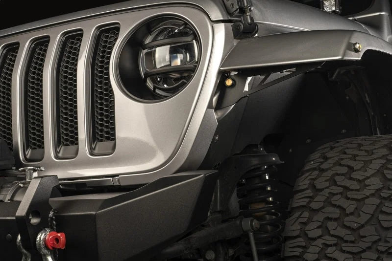 Rugged Ridge Chop Brackets Front Fender 18-20 Jeep Wrangler JL/JT Non-Rubicon - Side View