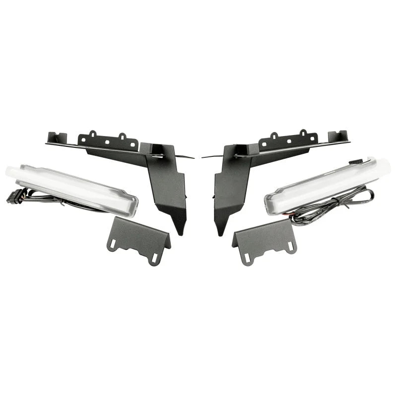 Rugged Ridge Chop Brackets Front Fender 18-21 Jeep Wrangler JL/JT Rubicon w/ DRLs - Main Product View