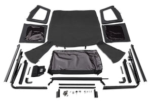 Rugged Ridge Complete Soft Top w/Black Frame 76-95 Jeep Wrangler CJ/YJ - Main Product View