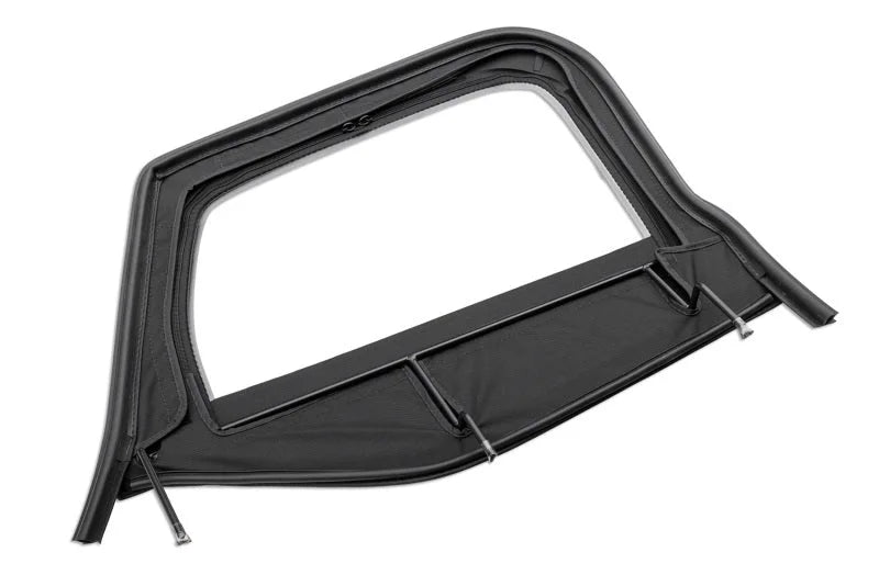 Rugged Ridge Complete Soft Top w/Half Frame 97-06 Jeep Wrangler TJ - Back View