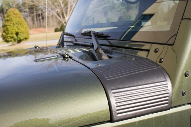 Rugged Ridge Cowl Body Armor 07-18 Jeep Wrangler - Back View
