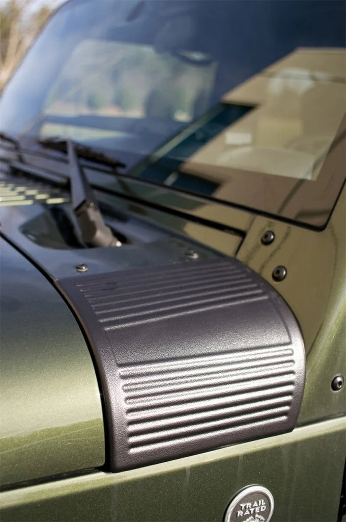 Rugged Ridge Cowl Body Armor 07-18 Jeep Wrangler - Installation View