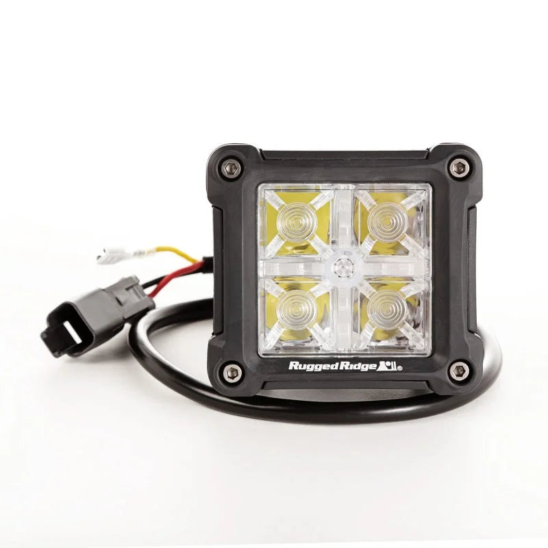 Rugged Ridge Cube LED Light Combo High/Low Beam - Additional View 8