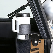 Load image into Gallery viewer, Rugged Ridge Cup Holder Windshield Mount 76-95 Jeep CJ / Jeep Wrangler - Side View