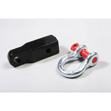 Load image into Gallery viewer, Rugged Ridge D-Shackle Assembly Receiver Hitch - Main Product View