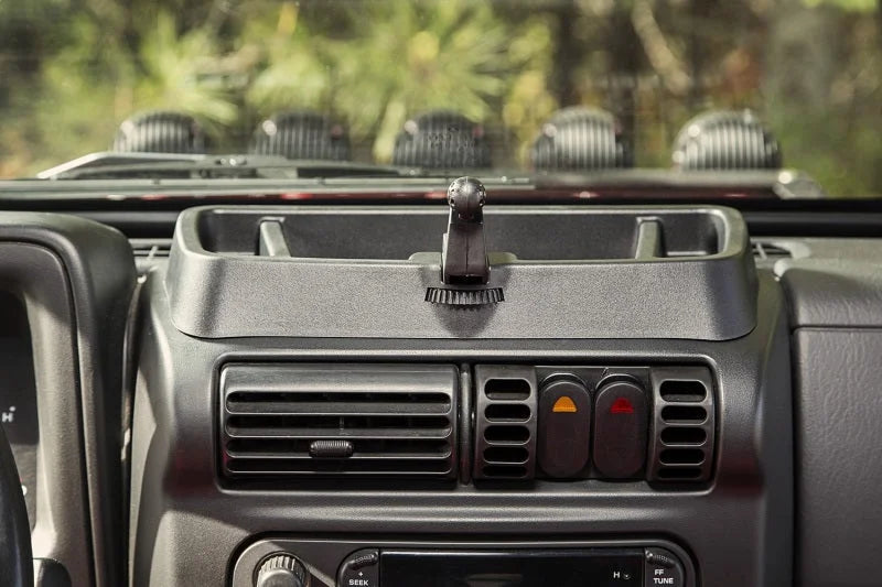 Rugged Ridge Dash Multi-Mount 97-06 Jeep Wrangler TJ - Side View