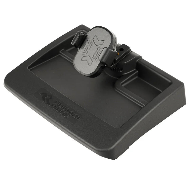 Rugged Ridge Dash Multi-Mount Charging Phone Kit 07-10 JK - Side View
