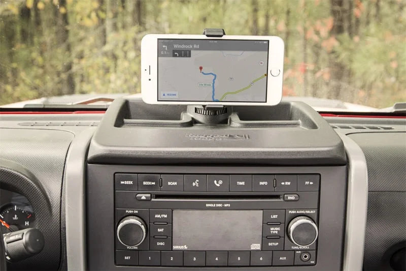Rugged Ridge Dash Multi-Mount System 07-10 Jeep Wrangler - Side View