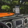 Load image into Gallery viewer, Rugged Ridge Dash Multi-Mount w/Phone Holder 18-20 Jeep JL/JT - Back View