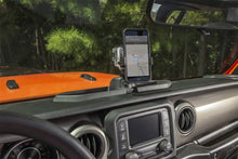 Load image into Gallery viewer, Rugged Ridge Dash Multi-Mount w/Phone Holder 18-20 Jeep JL/JT - Back View