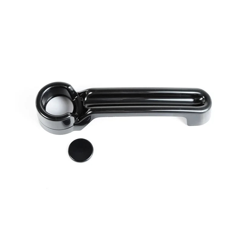 Rugged Ridge Door Handle Cover Black Paintable 07-18 Jeep Wrangler JK - Detail View