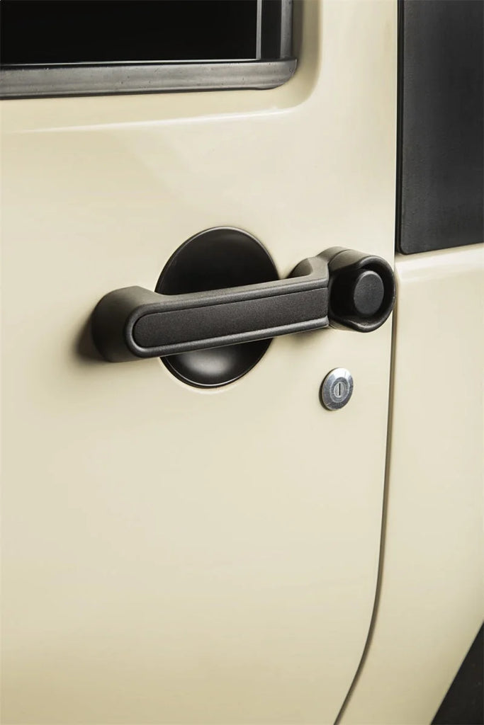 Rugged Ridge Door Handle Inserts. Black 07-18 Jeep Wrangler 4 Door - Side View