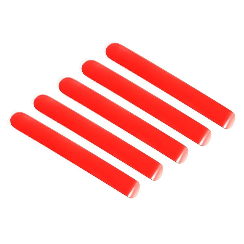 Rugged Ridge Door Handle Inserts Red 07-18 Jeep Wrangler JK 4Door - Main Product View
