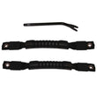 Load image into Gallery viewer, Rugged Ridge Door Pull Straps Black 97-06 Jeep Wrangler - Main Product View