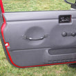 Load image into Gallery viewer, Rugged Ridge Door Pull Straps Black 97-06 Jeep Wrangler - Installation View