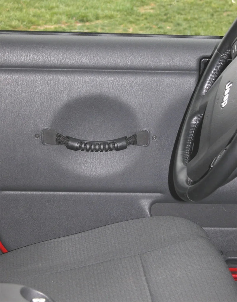 Rugged Ridge Door Pull Straps Black 97-06 Jeep Wrangler - Additional View 5